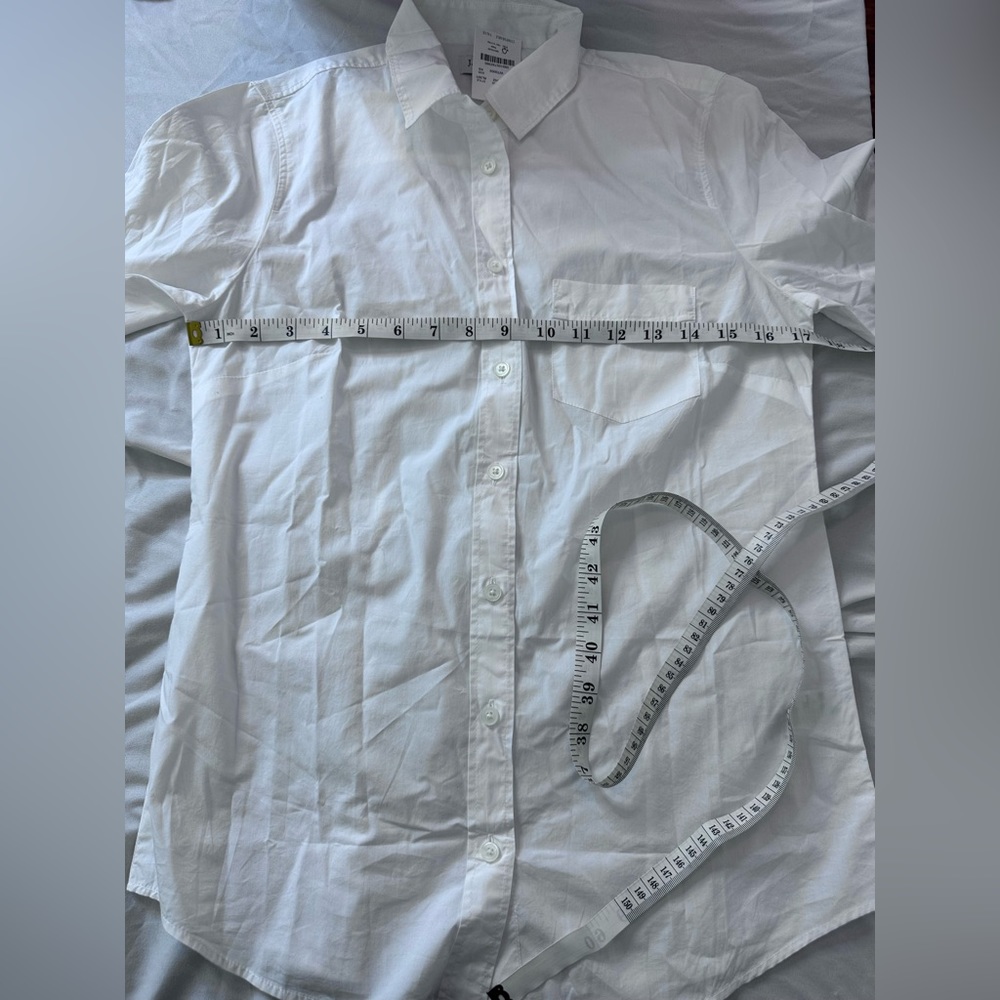 J.Crew Factory Button-up cotton poplin shirt in signature fit